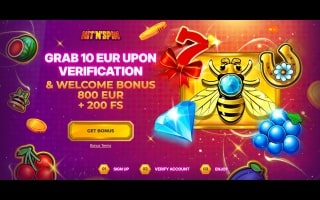 Screenshot HitNSpin - Bono Sin Deposito 10€ Gratis