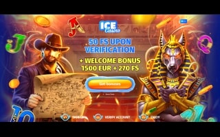 Screenshot IceCasino - Bono Sin Deposito 55 Giros Gratis