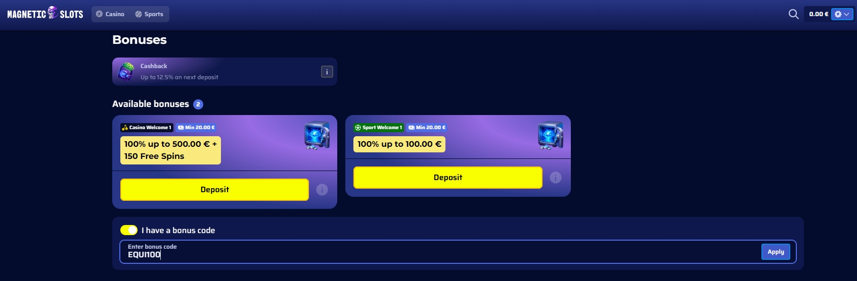 Screenshot Magnetic Slots - Bono Sin Deposito 100 Giros Gratis avec code EQUI100